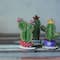 Wonderland Crafts Tall Cactus in Bowl Bead Embroidery on Wood Kit